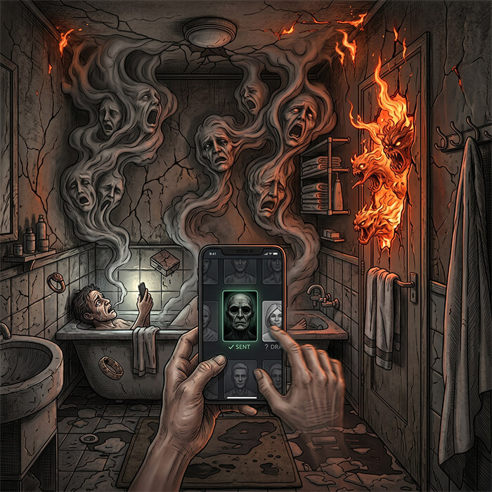 The Last Number - Psychological Supernatural Mystery Story Cover Art